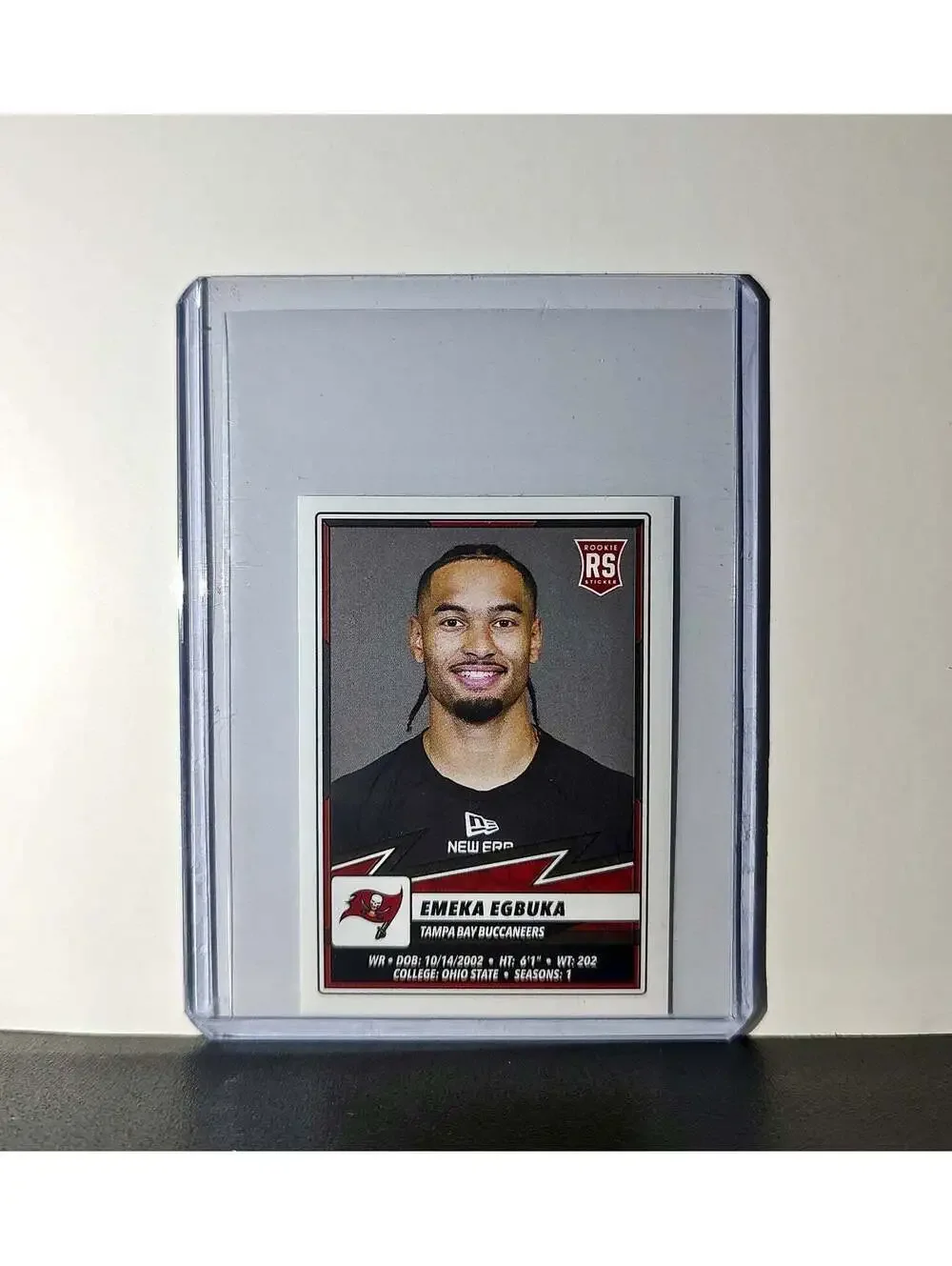 Emeka Egbuka Rookie 2025 Panini NFL #480 Sticker Buccaneers